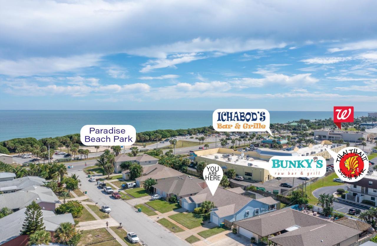 Oceanview Haven - 2Br Beach Townhome With Patio, Shared Heated Pool Steps From Paradise Beach Park! Melbourne Exteriör bild